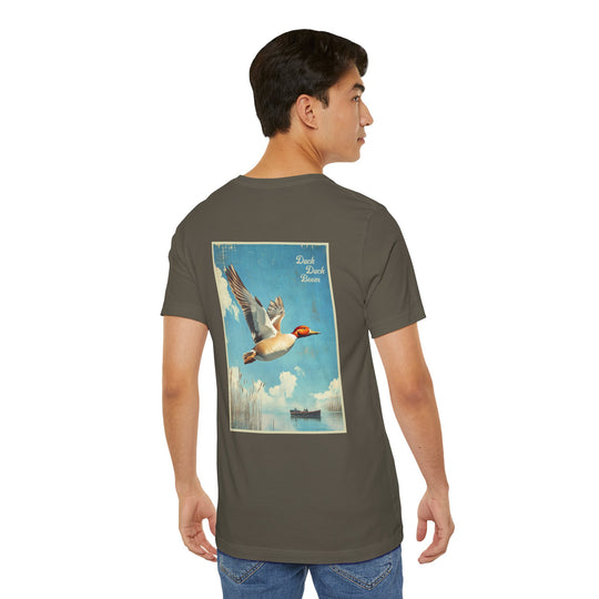 Duck in Flight - Vintage Tee - Adult